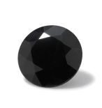 A black gemstone