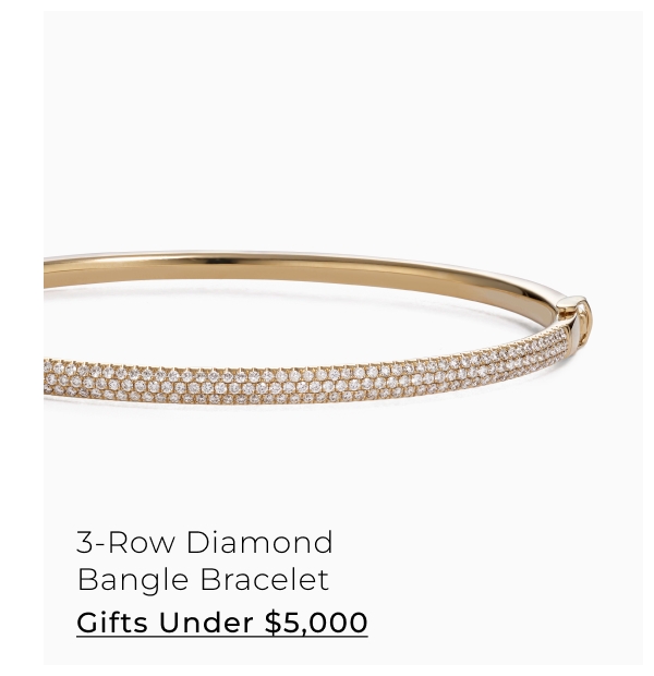 3-Row Diamond Bangle Bracelet - Gifts Under $5,000 >