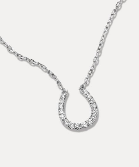 Horseshoe Diamond Pendant