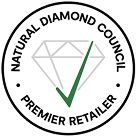A Natural Diamond Council Premier Retailer badge