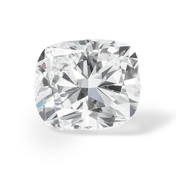 A loose cushion cut diamond