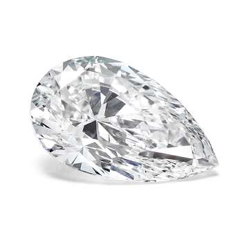 A loose pear diamond