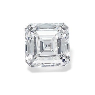 A loose asscher cut diamond