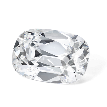 A loose antique cushion cut diamond