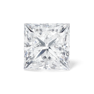 A loose princess cut diamond