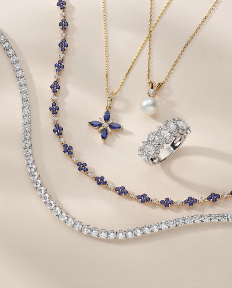 A collection of fashion jewelry