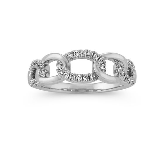 A Bella Link diamond ring