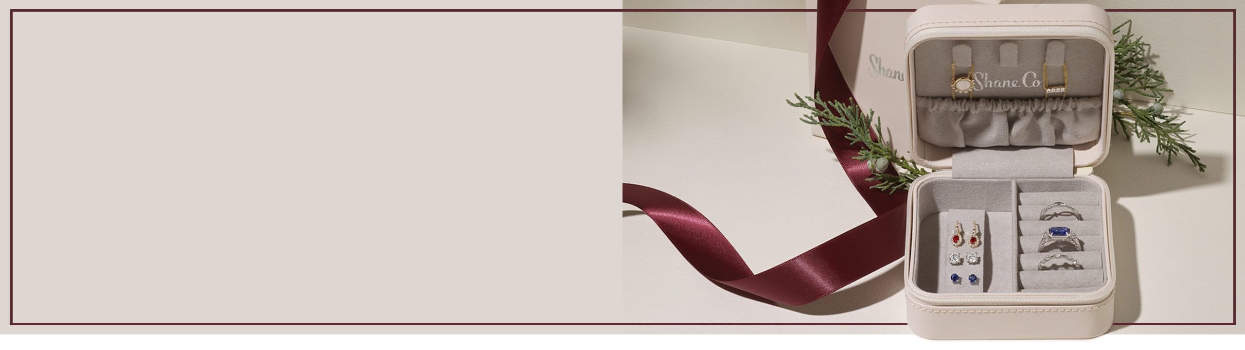 Holiday Jewelry Travel Case