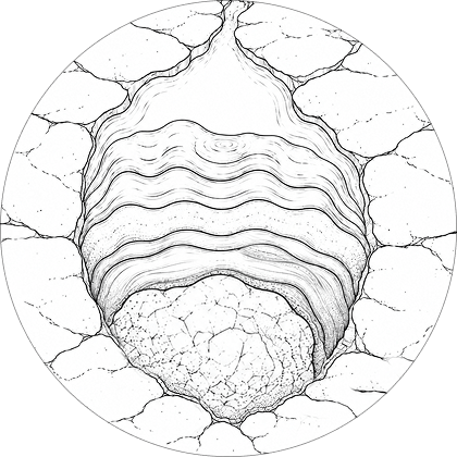 A sketch of silica hardening over time