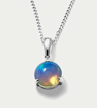 The Imogen Opal Solitaire Pendant