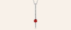 Ruby and Diamond Pendant