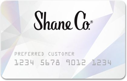Example of the Shane Co Credit Card