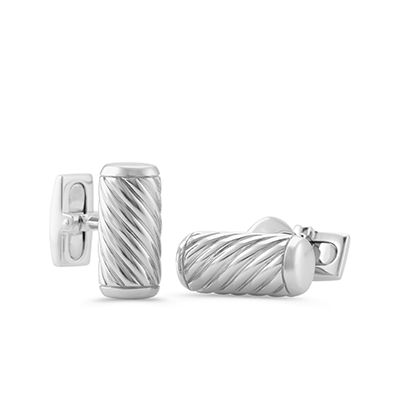 A pair of twisted Cuff Links