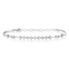 Mobile image of A Round Diamond Bracelet With Heart Shaped Prongs