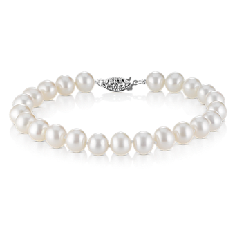 6mm Cultured Freshwater Pearl Bracelet | Shane Co.