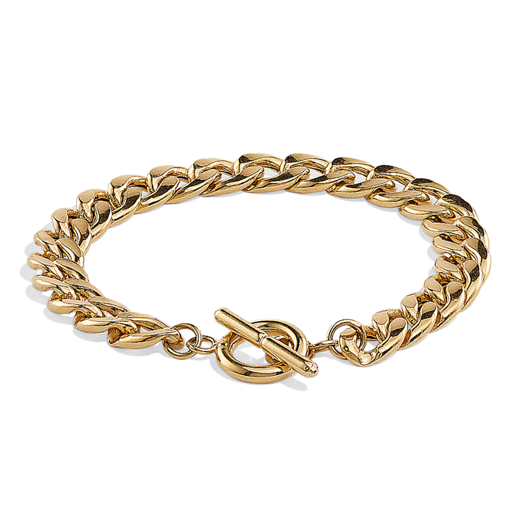 Aren Curb Bracelet in Vermeil 14k Yellow Gold (7.5 in)