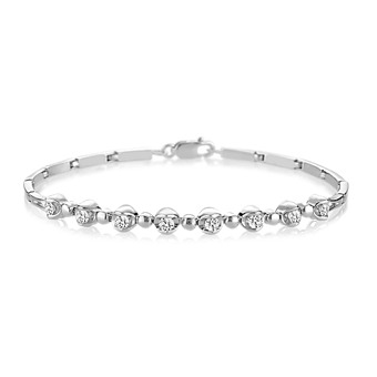 Diamond Braceletore Fine Jewelry Shane Co Round Diamond Bracelet 7 In