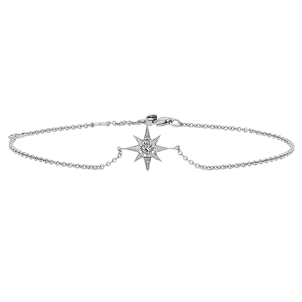 Starlight White Sapphire Bracelet (7 in)