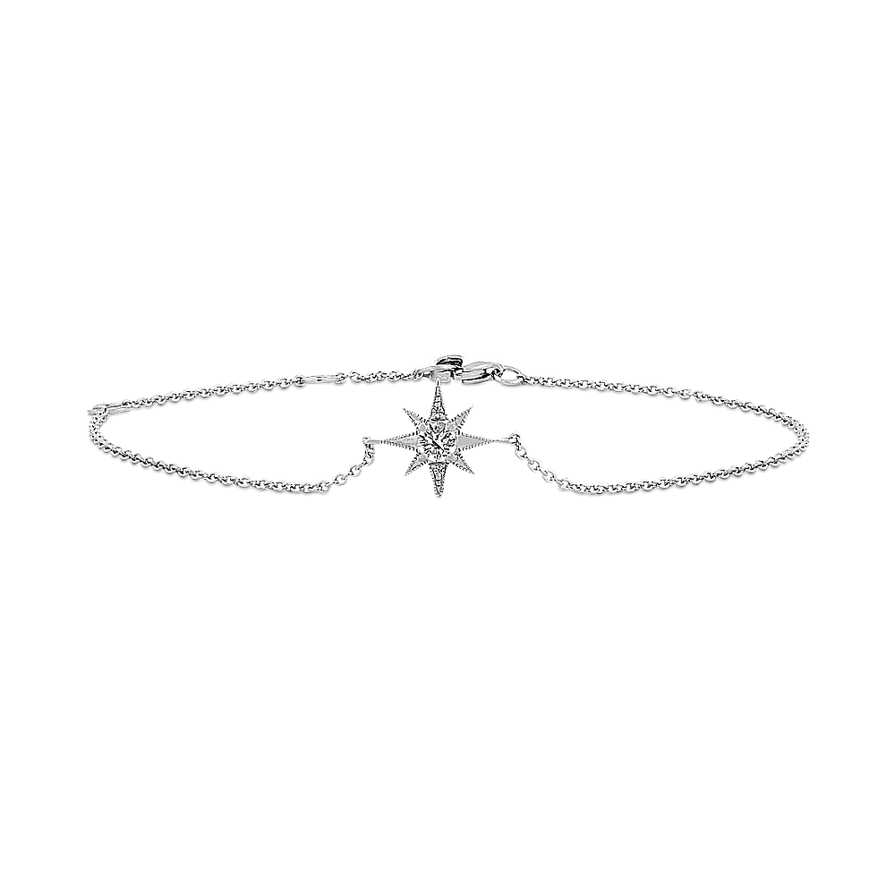 Starlight White Sapphire Bracelet (7 in)
