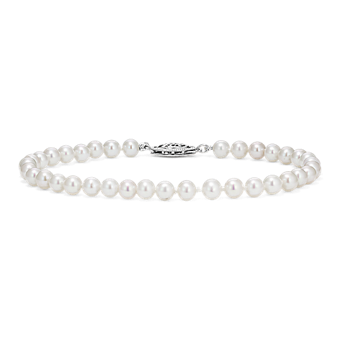 4mm Cultured Freshwater Pearl Bracelet | Shane Co.