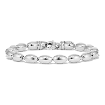 Sterling Silver 5mm Bead Bracelet | Shane Co.