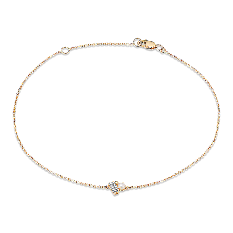 ブレスレット TATIANA Set Pearl and Silver Chain Bracelet SE0163 1708189 TATIANA】Pearl and Silver Chain Bracelet SE0163〜2点セット