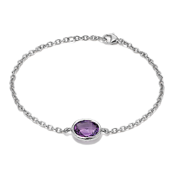 Candy-Heart Amethyst Bracelet | Shane Co.