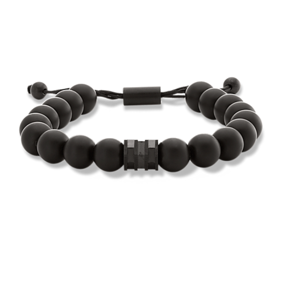 10'' Mens Black Onyx Bracelet