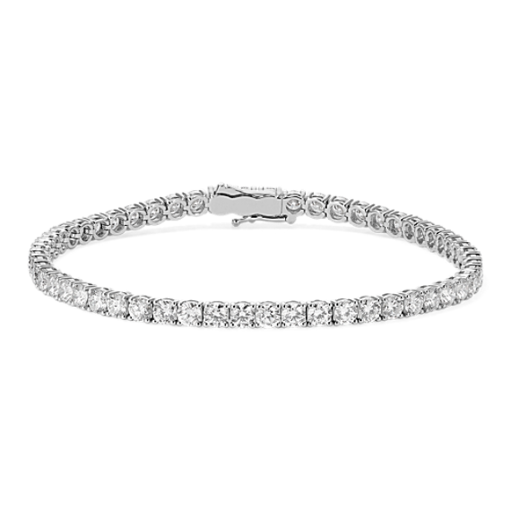 11 tcw Lab-Grown Diamond Tennis Bracelet