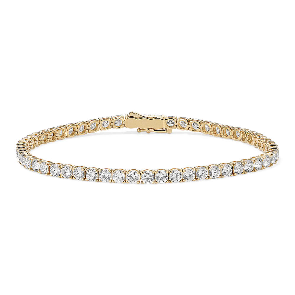 11 tcw Lab-Grown Diamond Tennis Bracelet
