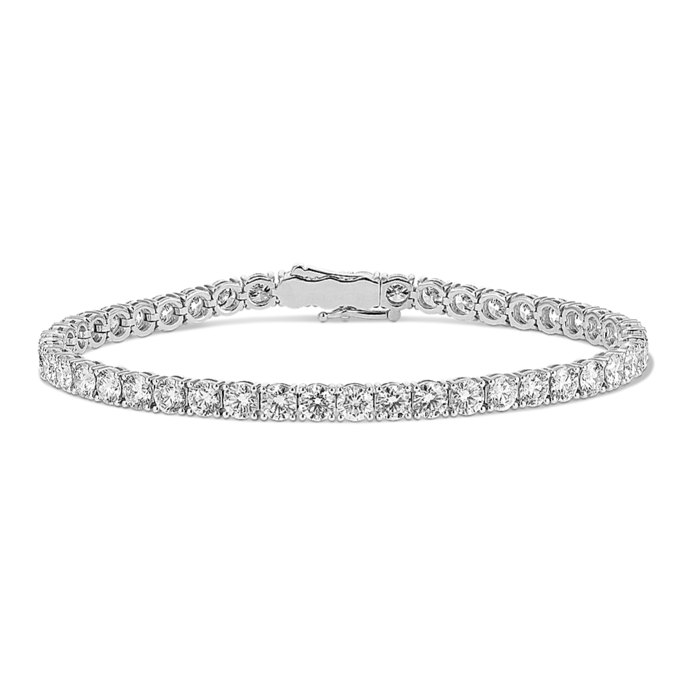 14 tcw Lab-Grown Diamond Tennis Bracelet