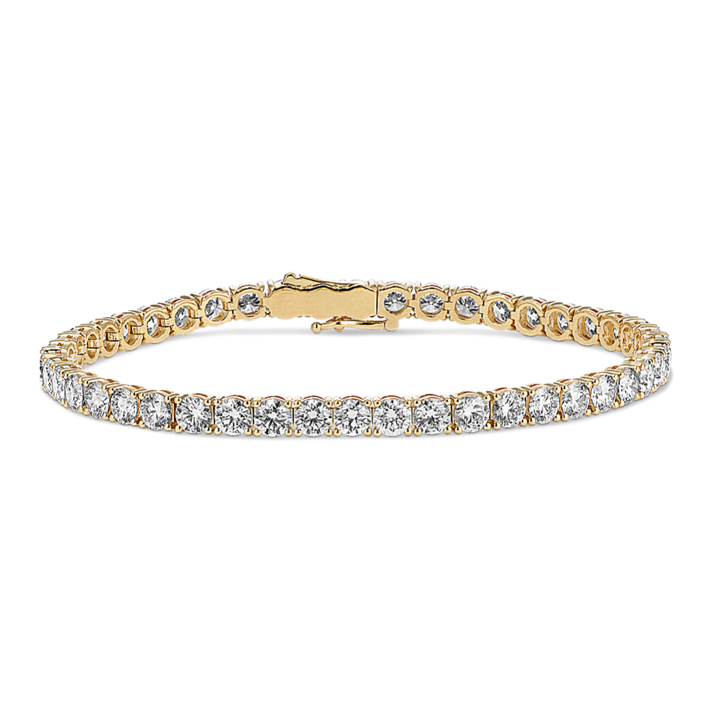 14 tcw Lab-Grown Diamond Tennis Bracelet