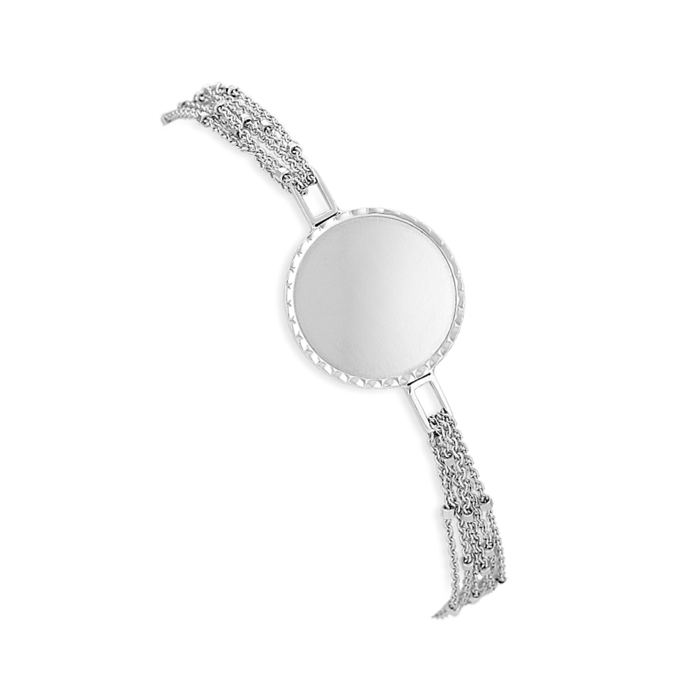 14k White Gold Capri Bracelet (7.5'')