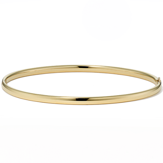14K Yellow Gold Bangle Bracelet