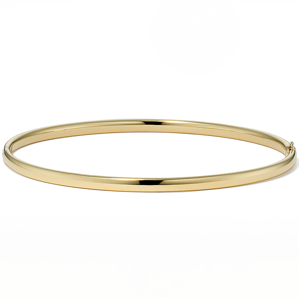 14K Yellow Gold Bangle Bracelet