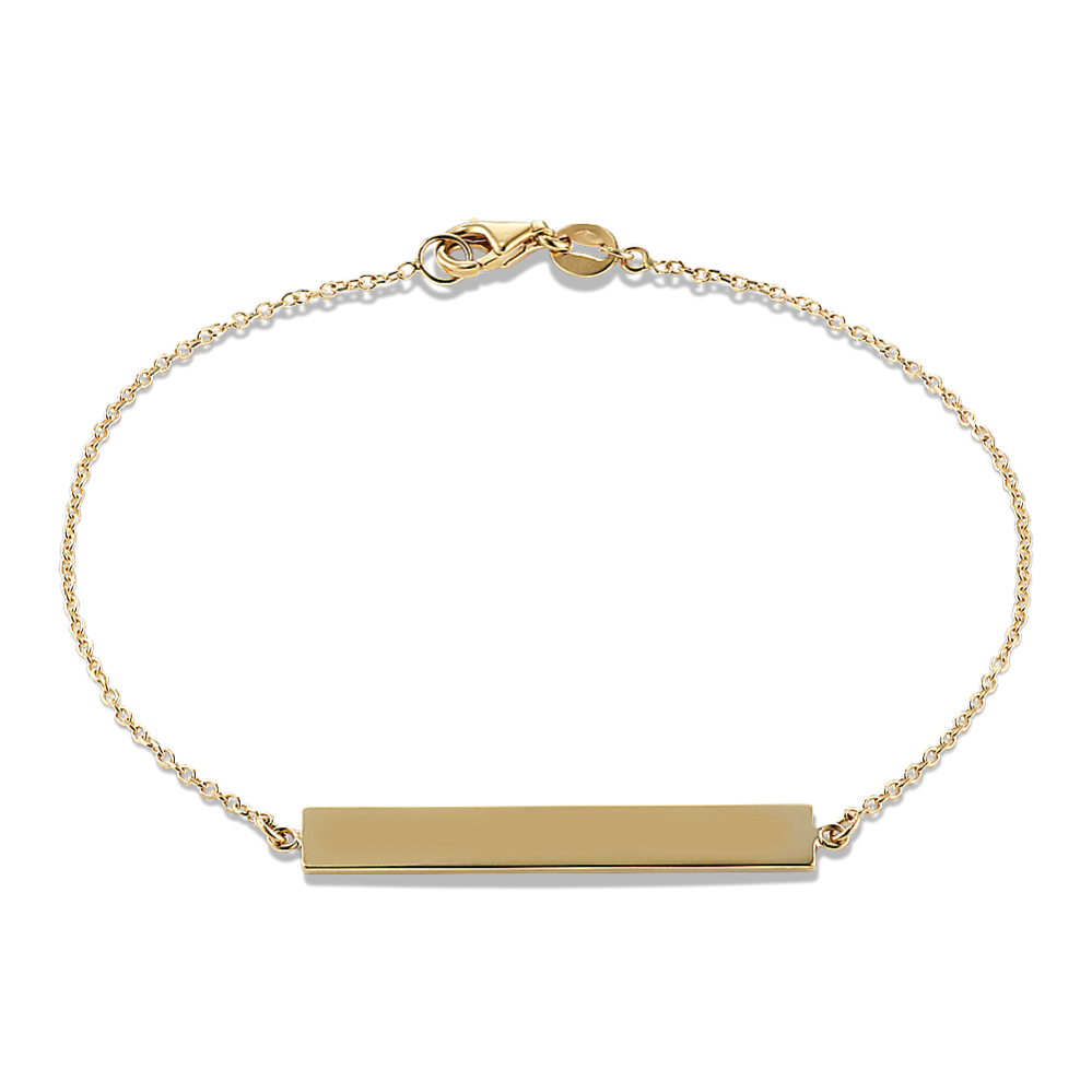 Gold bar bracelet deals mens