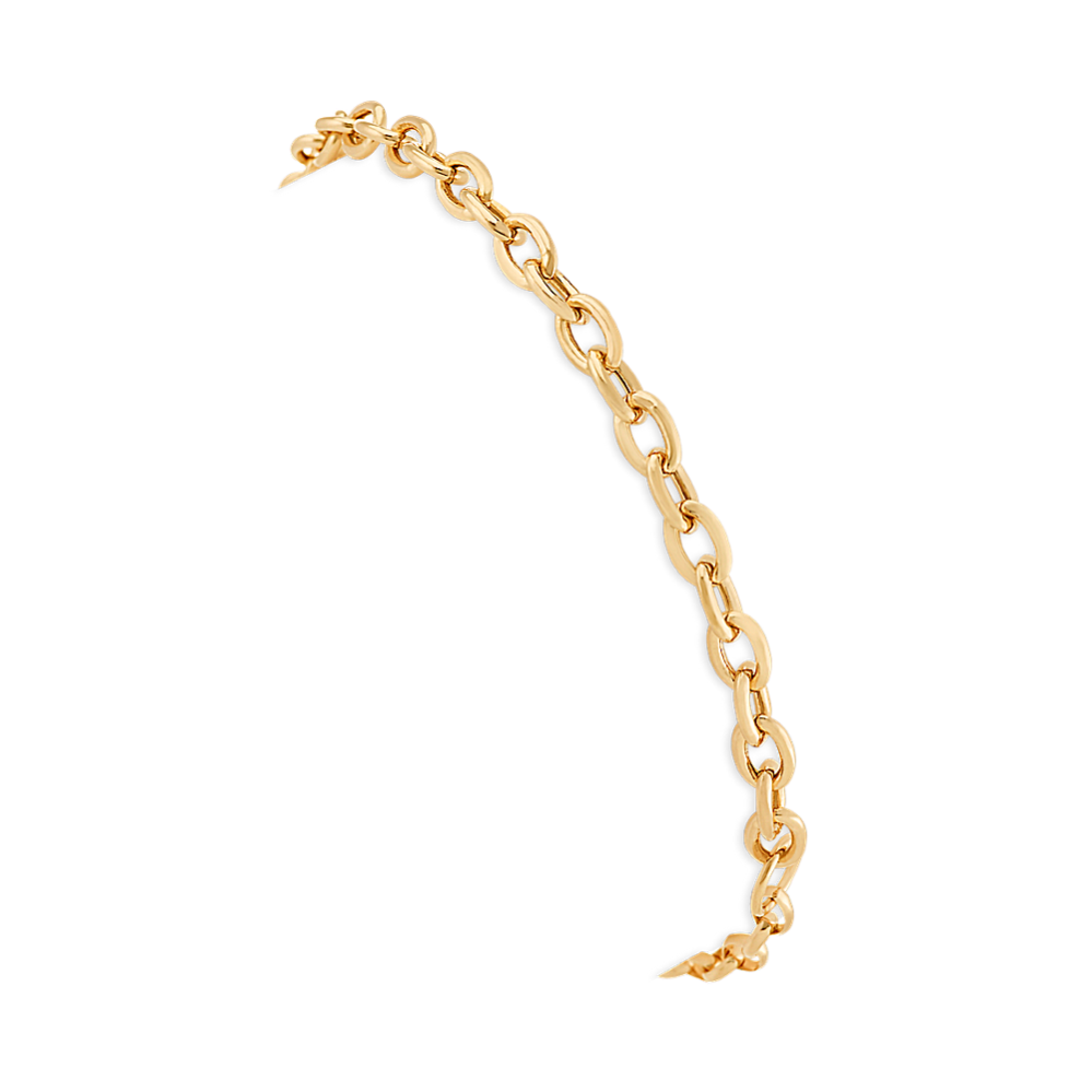14k Yellow Gold Link Bracelet (7.5'')