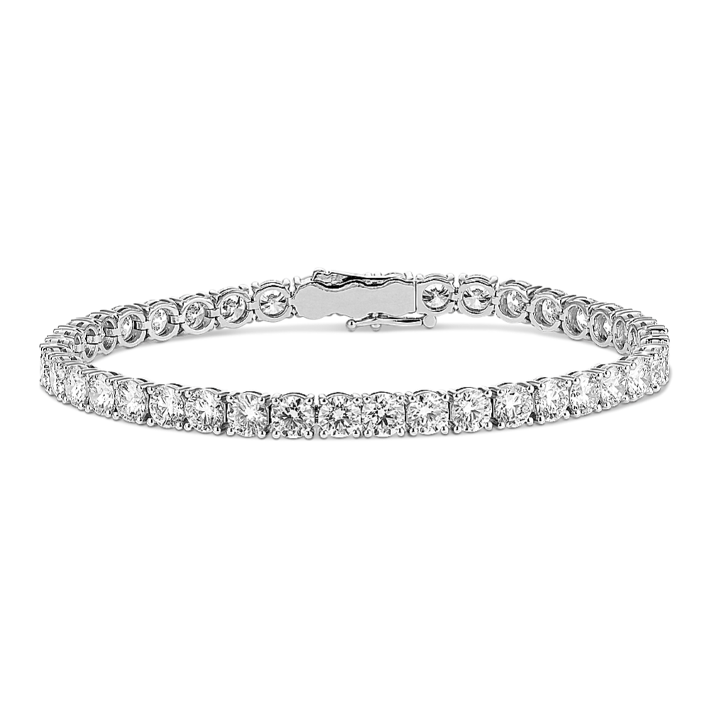 16 1/2 tcw Lab-Grown Diamond Tennis Bracelet