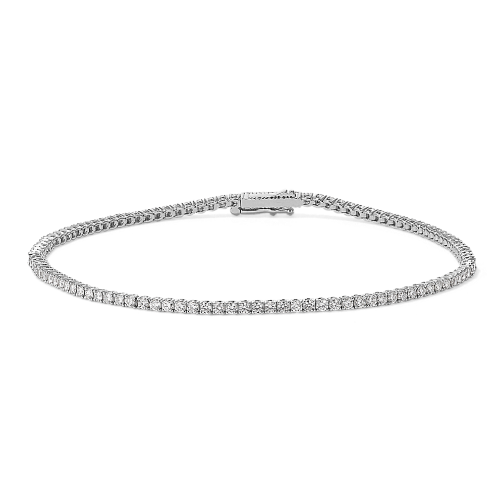 2 1/2 tcw Lab-Grown Diamond Tennis Bracelet