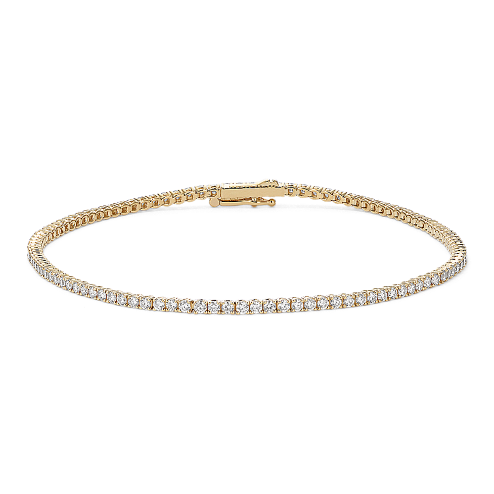 2 1/2 tcw Lab-Grown Diamond Tennis Bracelet