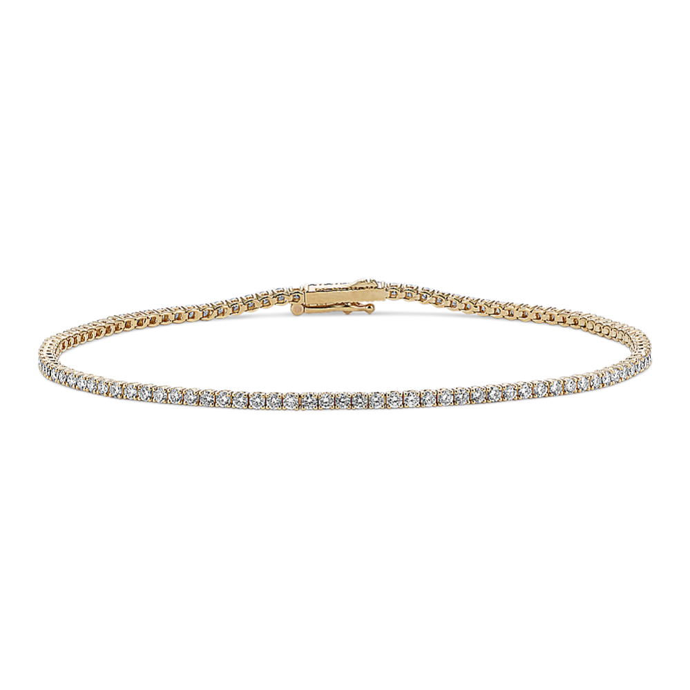 2 1/4 tcw Lab-Grown Diamond Tennis Bracelet