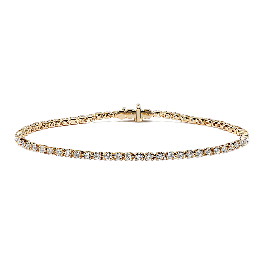 2 tcw LabGrown Diamond Tennis Bracelet Shane Co.