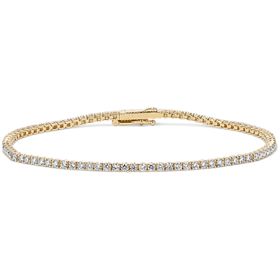 2 tcw Lab-Grown Diamond Tennis Bracelet