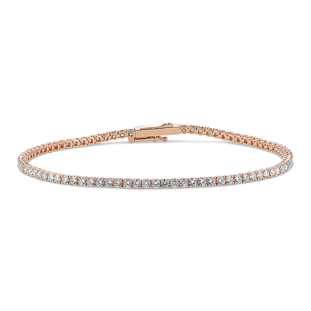 3 1/4 tcw Lab-Grown Diamond Tennis Bracelet