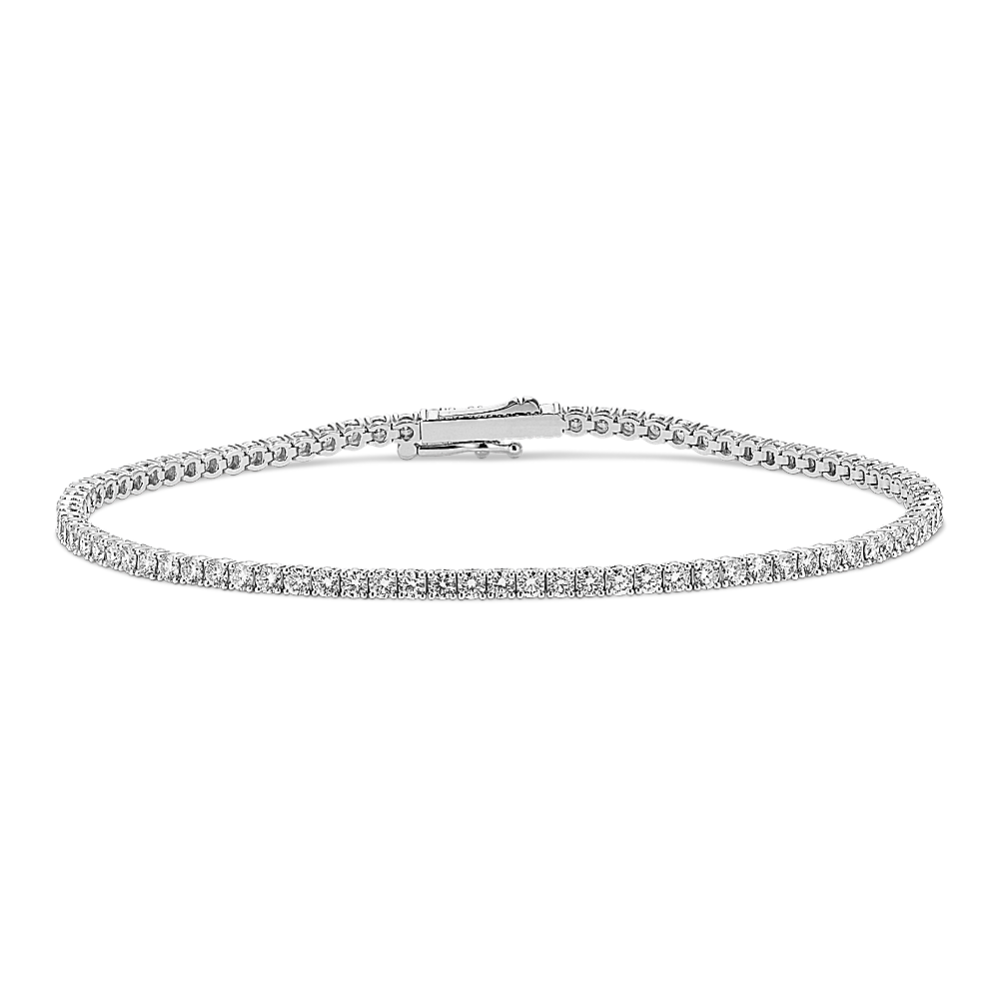 3 1/4 tcw Lab-Grown Diamond Tennis Bracelet
