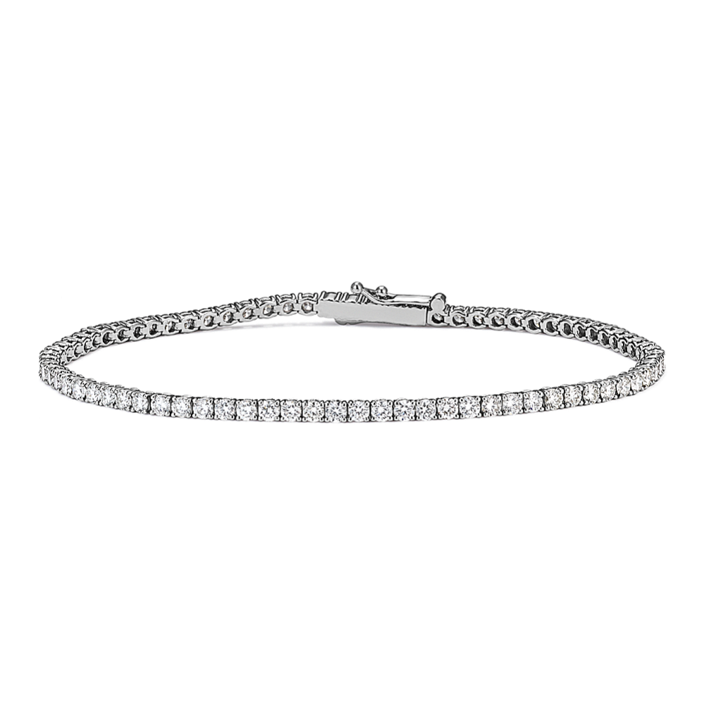3 tcw Diamond Tennis Bracelet (7'')