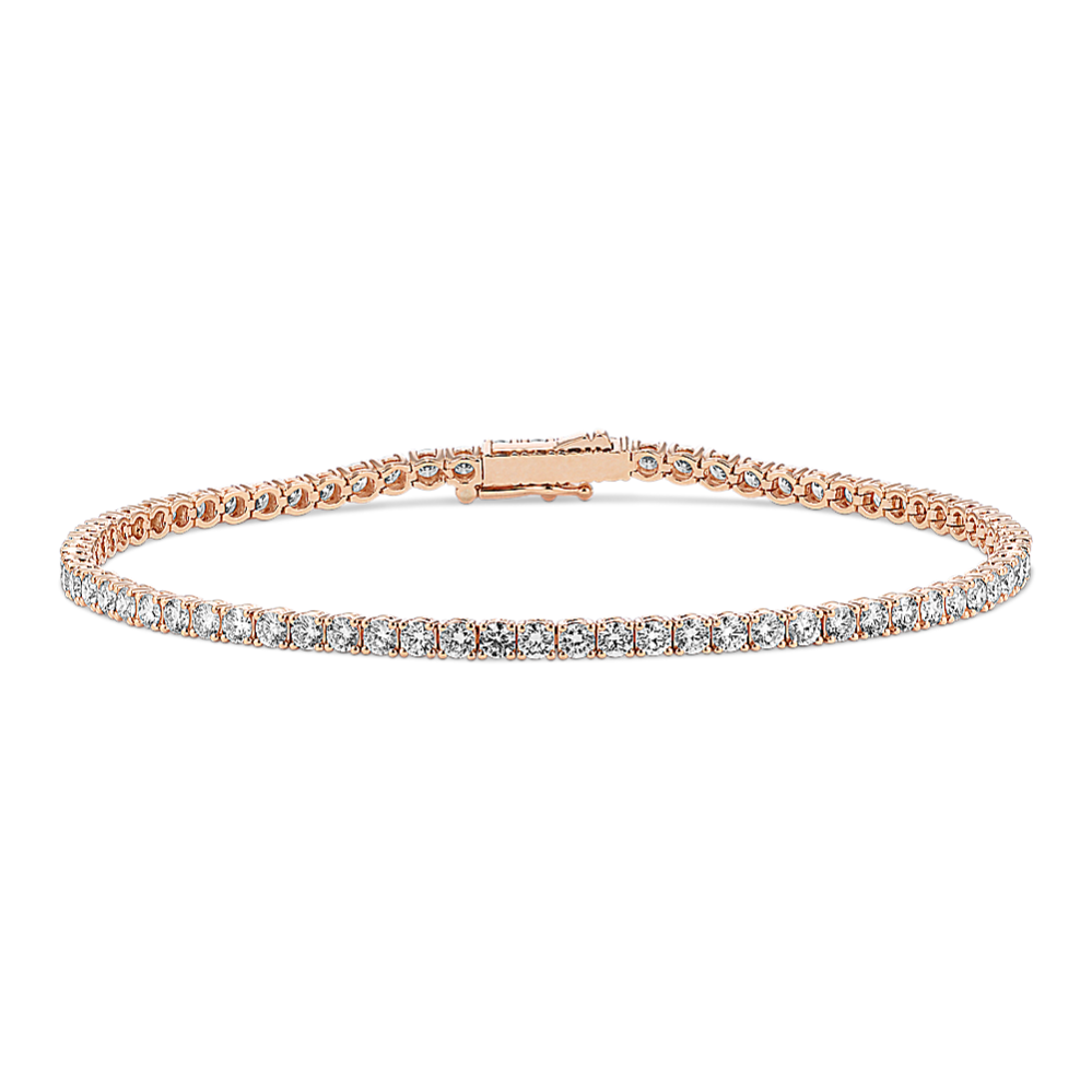 4 1/2 tcw Lab-Grown Diamond Tennis Bracelet