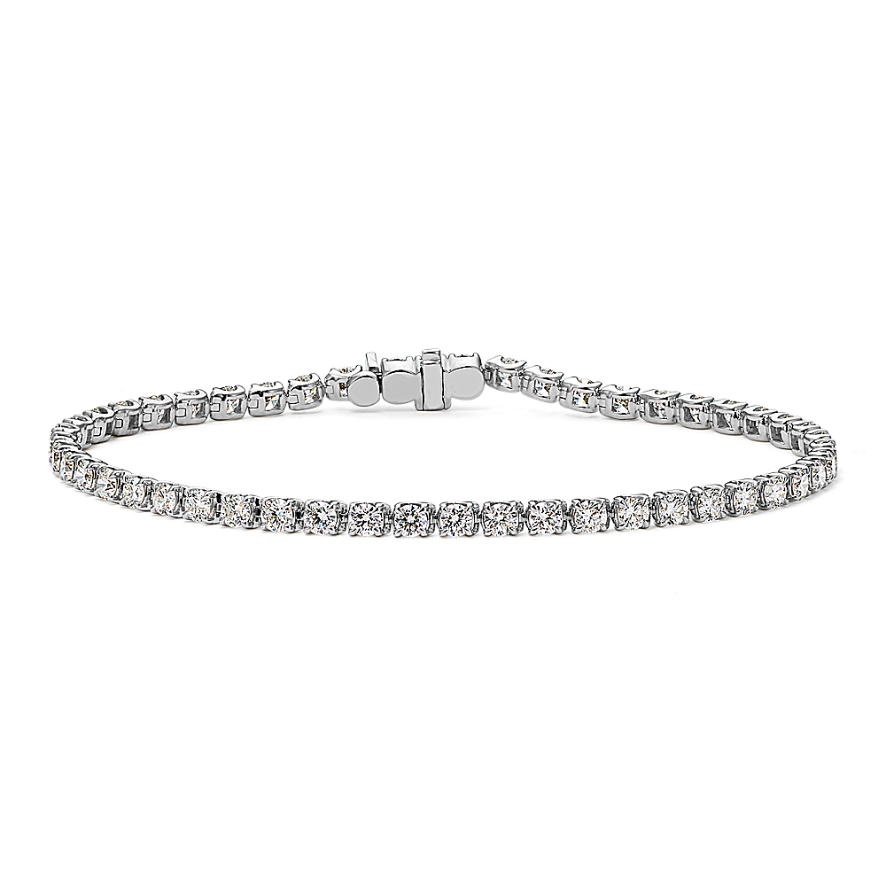 4 tcw LabGrown Diamond Tennis Bracelet Shane Co.