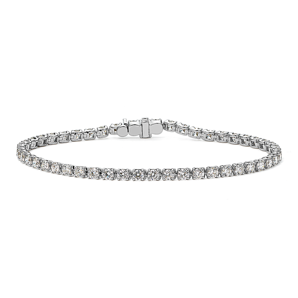 4 tcw Lab-Grown Diamond Tennis Bracelet