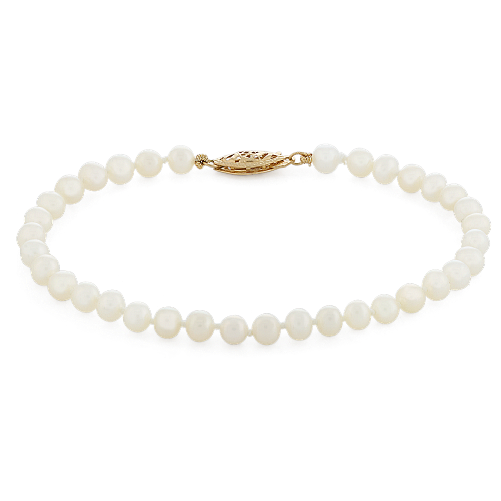 4mm Cultured Freshwater Pearl Bracelet